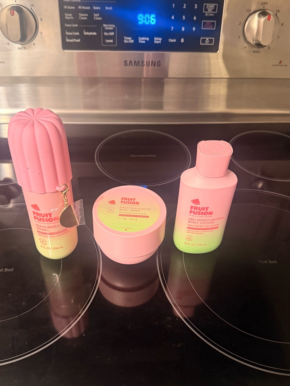 Bath & Body Works 3 piece Watermelon Whirl Set